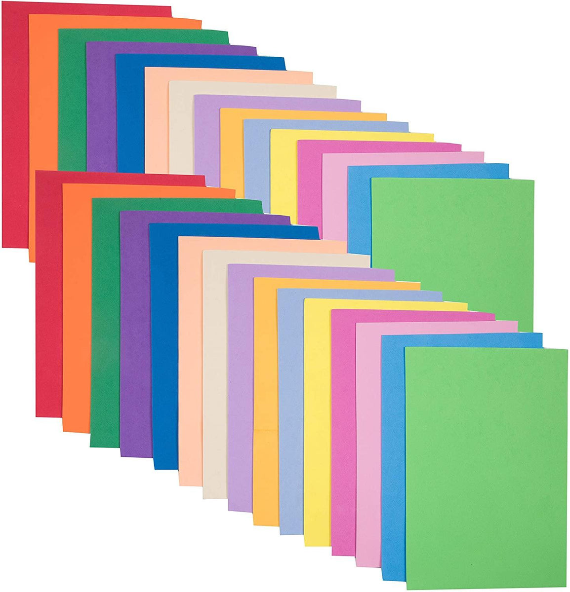 A4 EVA Craft Funky Foam Sheets 10 Pack 2mm Thick Approx 10 Assorted Colours
