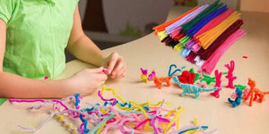 Quick and easy summer holiday kids crafts - with little supervision needed!