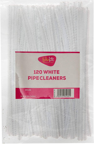 Packaging for the White Pipe Cleaner pack - Pack of 120