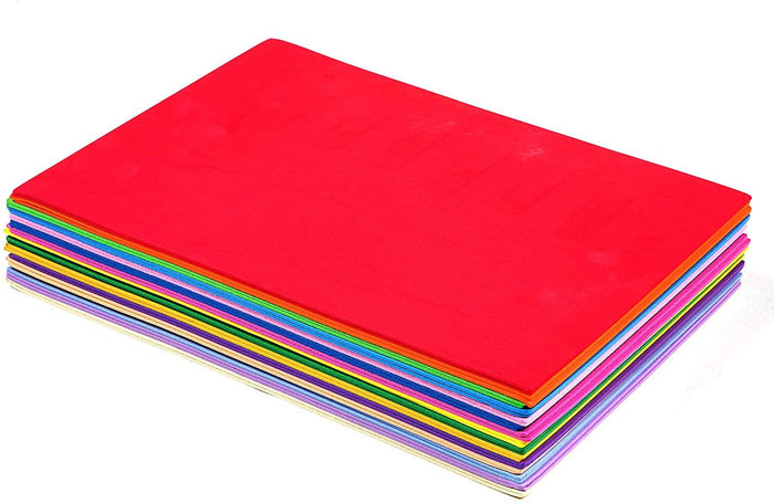 A4 Assorted Colour EVA Foam Sheets - 30 / Pack