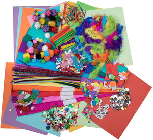 Range of craft products included in the Craft Materials Mega Pack