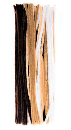 Full range of shades from the Neutral Coloured Long Pipe Cleaners - Pack of 120