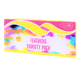 Packaging for the Large Variety of Feathers Jumbo Pack - Pack of 420