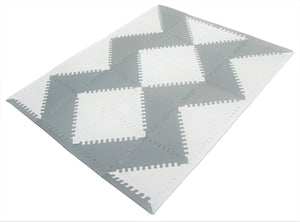 Triangular Tiles with borders Mat - 40 Pieces