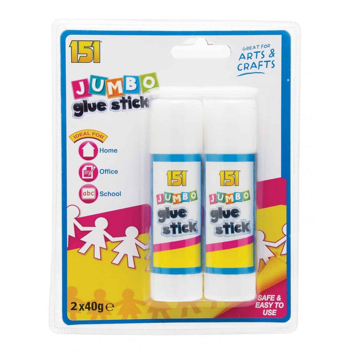 Jumbo Glue Sticks x 2