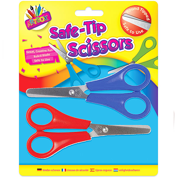 Safe tip scissors